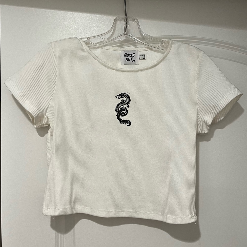 White Crop Top